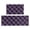 Purple and Black Checkered Pattern-1, variant on Purple and Black Checkered Pattern Anti Fatigue Kitchen Rugs Set Of 2, Non Slip Washable Decorative Floor Mats for Kitchen Sink Laundry, 17"x30" and 17"x47"