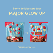 Tru Fru Frozen Strawberries in Milk & White Chocolate, 8oz
