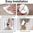 thumbnail image 4 of Huggeg 2 Pcs Attrape Magnétique pour Porte, Loquet Magnétique pour Porte de Véhicule Récréatif, Porte Magnétique en Silicone Sans Perçage, Loquet de Porte pour Moteur de Véhicule Récréatif Maison Compartiments de Bateau, RV AZ824-10026, 4 of 7