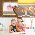 thumbnail image 5 of Threns LED Note Board with 12 Color Pens Lighted Acrylic Dry Erase Board Clear LED Message Board Practical LED Acrylic Note Board with Adjustable Stand LED Acrylic Marker Board for Office Home, 5 of 10