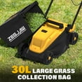 thumbnail image 5 of ZEGJAW Electric Lawn Mower Corded, 13 Inch 11-Amp Lawn Mowers with 8 Gallon Collection Bag, 3-Position Cutting Height Adjustment for Lawn Care, 5 of 7