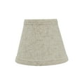 thumbnail image 2 of Aspen Creative 32063-2 Small Hardback Empire Shape Chandelier Clip-On Lamp Shade Set (2 Pack), Transitional Design in Beige, 5" bottom width (3" x 5" x 4"), 2 of 7