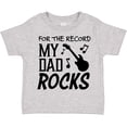 thumbnail image 3 of Inktastic For the Record, My Dad Rocks Boys or Girls Toddler T-Shirt, 3 of 5
