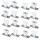 thumbnail image 1 of Mecanismo de Bloqueo de Cable de 16 Piezas para Soporte de PláStico Blanco y Acero Inoxidable Giratorio de 3 LíNeas para Persianas Romanas, 1 of 7
