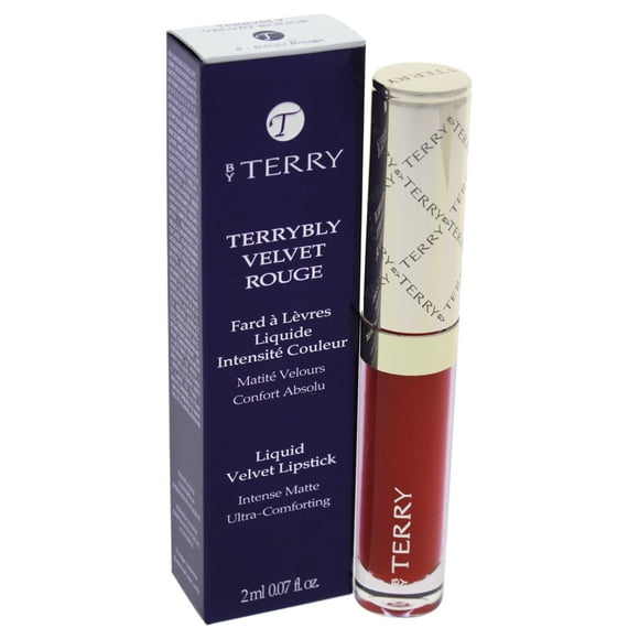 Rouge à Lèvres de Velours Liquide en Velours Éponge - 8 Ingu Rouge by by Terry pour Femme - 0.07 oz Lipsti