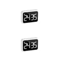 thumbnail image 3 of Naiovety Temporizador digital Cocina USB Gran pantalla LED Cuenta regresiva Alarma Estudio Dormitorio ajustable Temporización con soporte de respaldo Blanco 2piezas Naiovety CBP225617, 3 of 5