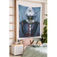 thumbnail image 4 of Tapiz decorativo de pared de Dama Muerte vertical, tejido de poliéster impermeable, tapiz decorativo de pared para baño, dormitorio, sala de estar, dormitorio, regalo de cumpleaños, talla única., 4 of 8
