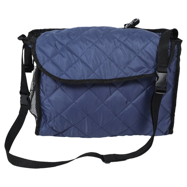 BEADCEST Stroller Hanging Bag In Navy Color For Easy Carrying And Mobility Aid Compatibility 1Pcs