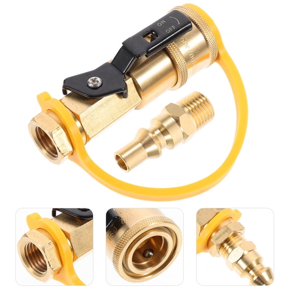 WEAVILUX Pipe Fittings Pipe Connectors Copper For In 1pc 2.95X0.98X0.79In