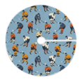 thumbnail image 6 of Yayeee Christmas Tree Skirt 35 inches for Xmas Tree Holiday Party Decoration, Blue Hockey Pattern, 6 of 6