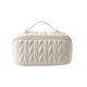 thumbnail image 2 of Bolsa de maquillaje, bolsa de almohada suave elástica portátil de alta gama, partición con cremallera, almacenamiento de cosméticos de viaje, 2 of 6