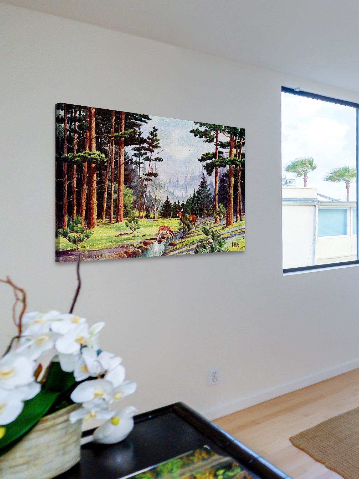 "Minnesota Woods" Painting Print on Wrapped Canvas