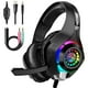 thumbnail image 1 of Headset gaming PS4 PS5 Switch Xbox One PC con luz RGB, micrófono cancelación de ruido, auriculares Surround Sound, 1 of 3