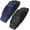 C-black+blue, variant on No Show Women Stretch Belt Invisible Elastic Web Strap Belt with Flat Buckle for Jeans Pants Dresses