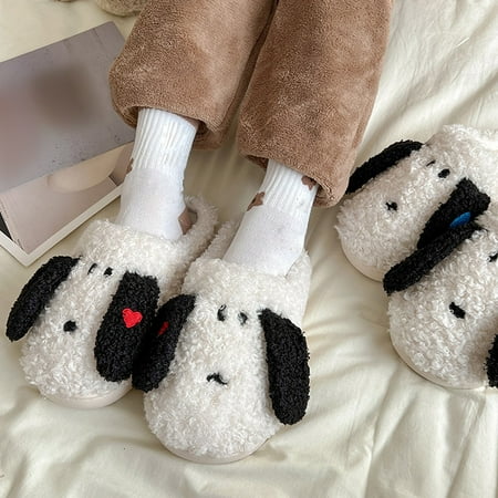 

Cathalem Women Slipper Socks 9 Womens Winter Slippers Indoor Home Cute Cartoon Animal Womens Slipper Booties Indoor Soft Sole Red 8
