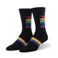 thumbnail image 2 of Cool Socks Novelty Crew Socks Men's Women's, Rainbow Pride, Graphic Print, Large, 2 of 2