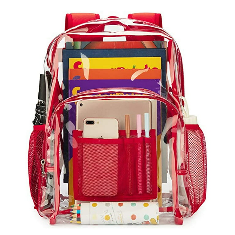 Backpack Transparent Waterproof PVC Bag Girls Boys Students Travel Clear Cheap Bag Female Backpacks Walmart