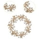 thumbnail image 4 of Adorno navideño colgante gotas acrílico decorativo decoración navideña para Forma del anillo, 4 of 9