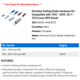 thumbnail image 2 of Driveline Parking Brake Hardware Kit - Compatible with 1995 - 2009, 2011 - 2018 Isuzu NPR Diesel - Centric, 2 of 2