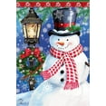 thumbnail image 3 of Briarwood Lane Snow Country Snowman Winter Garden Flag, 3 of 4