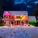 thumbnail image 5 of 147FT 90LED Permanent Outdoor Eaves LED Light Waterproof RGB Light String DIY Scene Christmas Birthday Holiday Party Lighting, 5 of 5