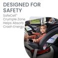 thumbnail image 5 of Asiento convertible para automóvil Britax One4Life, 10 años de uso de 5 a 120 libras, se convierte de un asiento infantil para automóvil orientado hacia atrás a un asiento elevador orientado hacia ade, 5 of 5