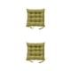 thumbnail image 2 of Cojín de asiento Injueey Lino antideslizante Verde 2Conjunto, 2 of 6