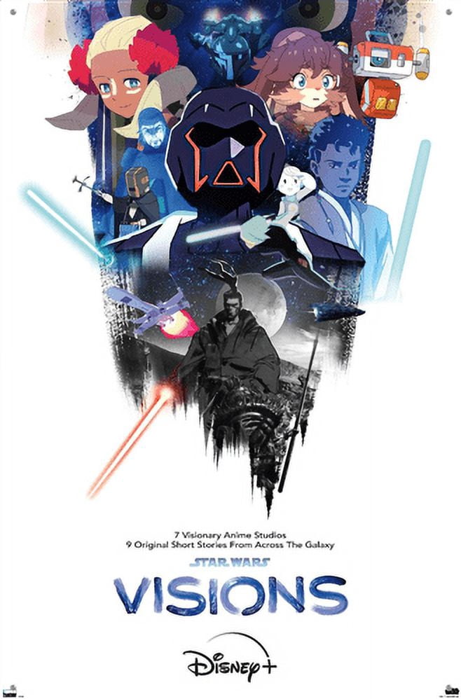 Star Wars: Visions - One Sheet Wall Poster with Push Pins, 22.375" x 34"