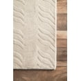 thumbnail image 2 of nuLOOM Hand Woven Lundberg Area Rug, 8' 6" x 11' 6", Ivory, 2 of 4