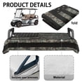 thumbnail image 6 of Aplkyhs Camo Flag Golf Cart Seat Covers Club Car Lightweight Golf Blanket Fits All EZGO Club Car and More Golf Carts Foldable Keep Warm in Winter, 6 of 7