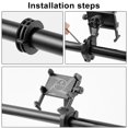 thumbnail image 4 of Ettsollp Bike Phone Mount Universal Bike Phone Holder Anti-shake High Stability 360-degree Rotating Bicycle Handlebar Cell Phone Mount, 4 of 8