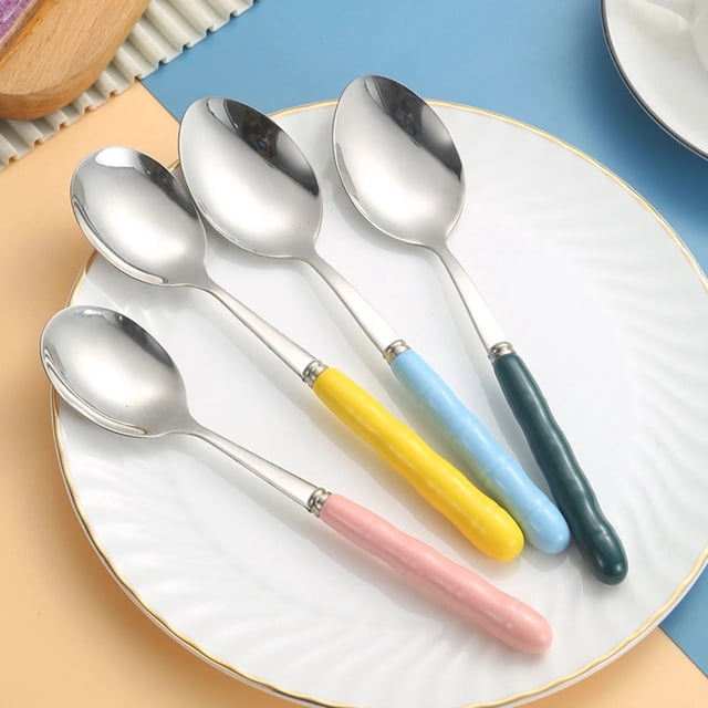 Stainless Dinner Tableware Grade Proof Silver Spoon Polished Dishwasher Fork Tableware With Burr Handle For Home Kitchen Restaurant