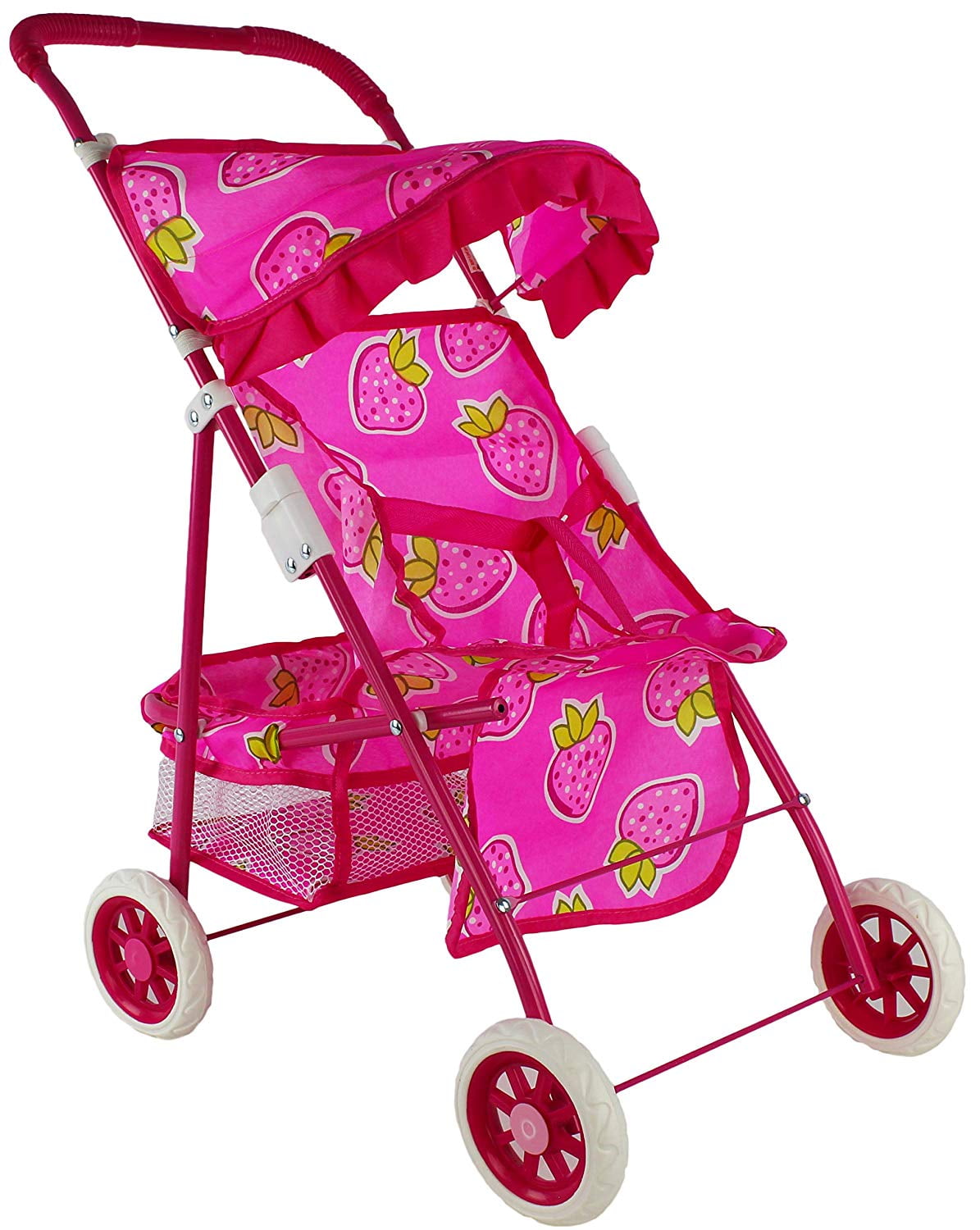 pink doll stroller