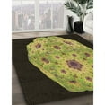 thumbnail image 3 of Ahgly Company Machine Washable Indoor Rectangle Transitional Midnight Gray Area Rugs, 6' x 9', 3 of 7