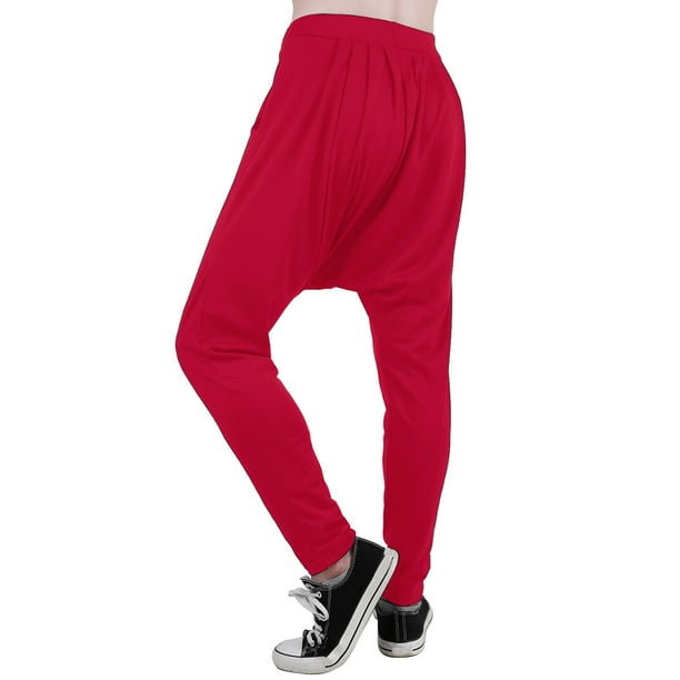 Homme El gant Hip Hop Confort Grand Pantalon Bouffant Eccrx Rouge