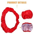 thumbnail image 3 of KAKOWELY Trampoline Cover 1 Pc 40 Inch Trampoline Sponge Cover Safety Round Trampoline Protector Cover Replacement Trampoline Accessories Red (Diameter 101cm), 3 of 5