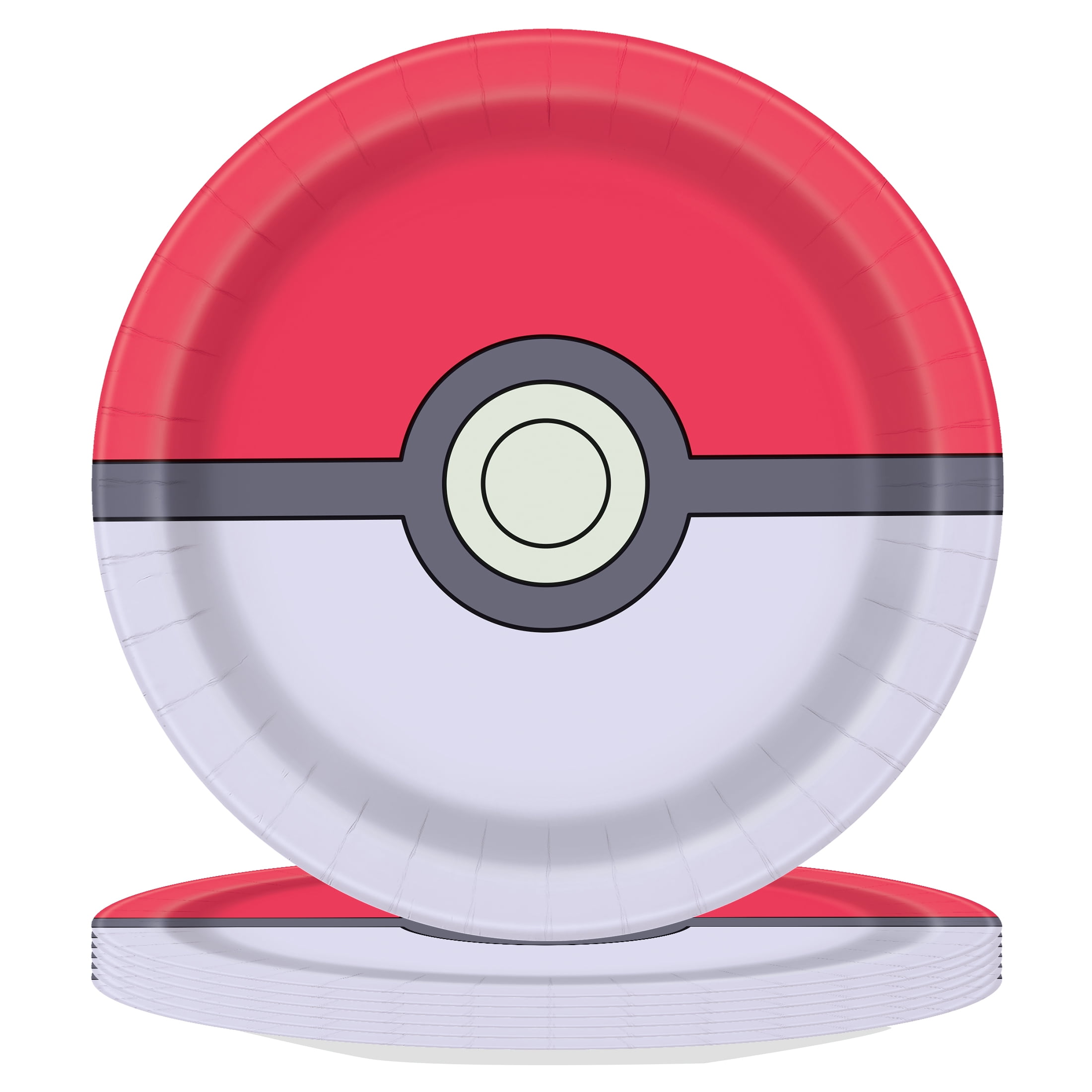 Pokémon Round 7” Dessert Plates, 8ct