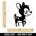 thumbnail image 2 of Adorable Baby Deer Fawn Self-Inking Rubber Stamp Ink Stamper - Brown Ink - Mini 1/2 Inch, 2 of 7
