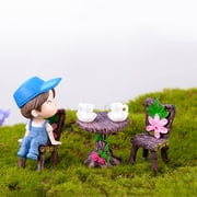 SPRING PARK 3 Pcs DIY Mini Miniature Fairy Garden Ornament Decor Pot Craft Dollhouse Accessories