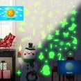 thumbnail image 4 of Luminous Christmas Silhouettes Snowflake Wall Stickers Christmas Wall Stickers, 4 of 9