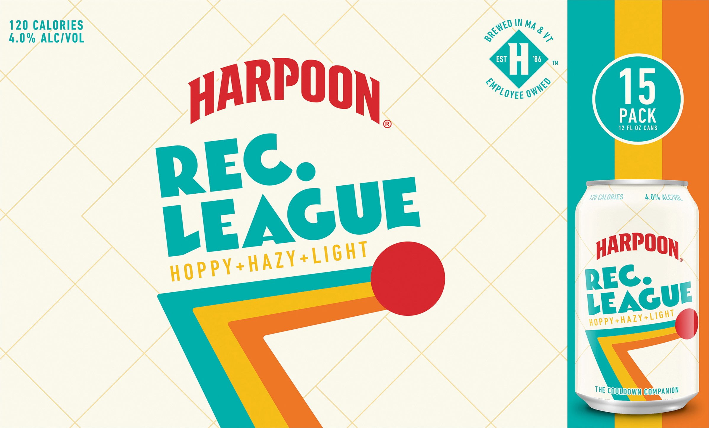 Harpoon Rec League Pale Ale 15/12c