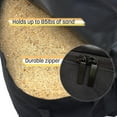 thumbnail image 3 of Colourtree Round Umbrella Base Weight with Side Slot Opening, 18" ~ Fits Any Offset, Cantilever & Any Outdoor Patio Umbrella Stand ~ Easy Set up (Black), 3 of 5