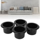 thumbnail image 4 of Sailing Soporte para portavasos de coche de plástico negro brillante - Juego de 4 piezas, 4 of 10