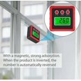 thumbnail image 2 of Magnetic Table Saw Angle Finder Tool - Digital Inclinometer - 0 to 90 Degree Angle Cube Digital Protractor Gauge, 2 of 3
