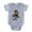 Heather Grey, variant on CafePress - FIN Wirehaired Dachshund Love Baby Football Bodysu - Cute Infant Baby Football Bodysuit
