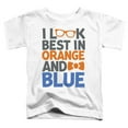 thumbnail image 2 of Blippi I Look Best In Orange Kids T Shirt (2) for Toddler Boys and Girls, White, 2 of 4