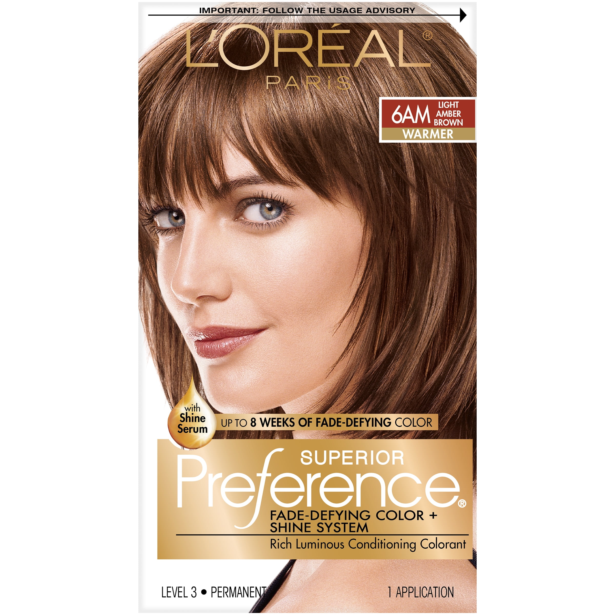 L'oreal Preference Hair Color Chart