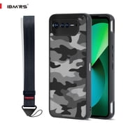 IBMRS For Asus ROG Phone 6/6pro/6d, Shockproof Clear Case (Camo Black)