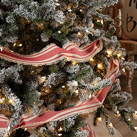 Mill Creek Guirlande De Sapin De Noel Rouge 2 7 M Decoration Saisonniere De Noel Et De Vacances De Ferme De Campagne Walmart Canada