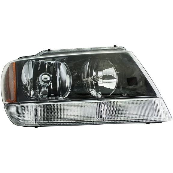 Dorman 1592105 Passenger Side Headlight Assembly for Specific Jeep Models